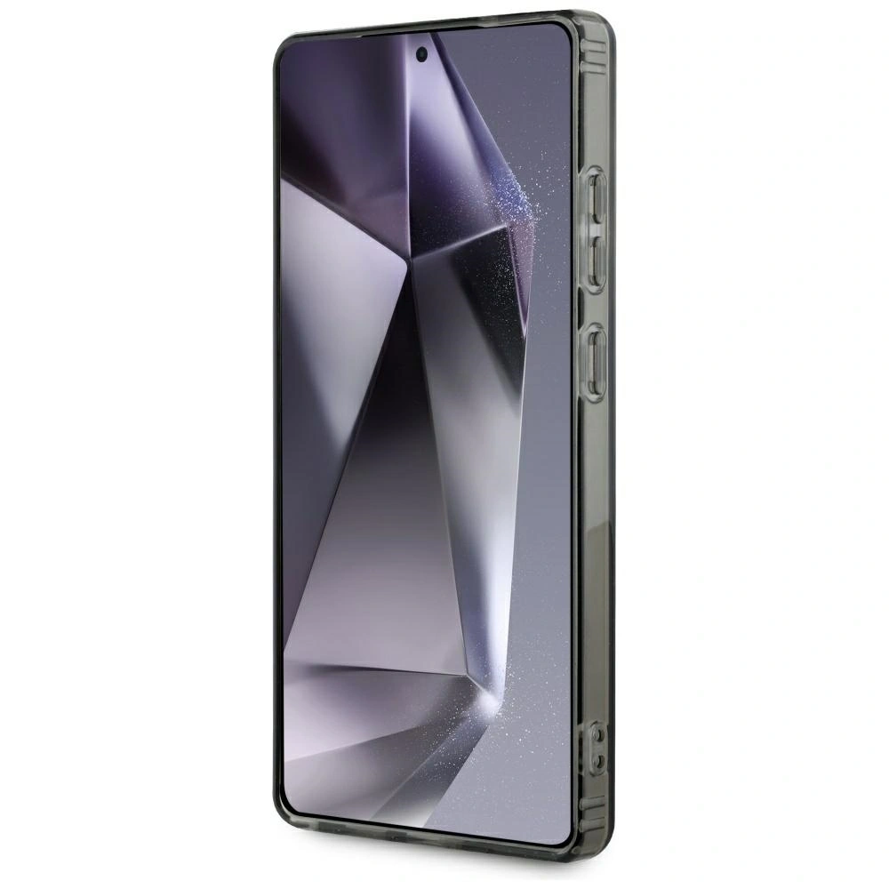 Hurtownia GSM - Etui Guess s kamínky s potiskem klasického loga MagSafe Samsung Galaxy S25 Ultra černé - 3666339449537 - {ean13} - Hurt
