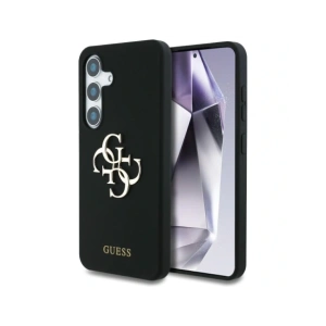 Hurtownia GSM - Guess Silicon Mare 4G Logo Fund Script Samsung Galaxy S25 negru - 3666339449360 - {ean13} - Hurt