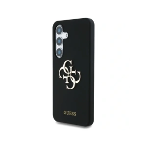 Hurtownia GSM - Guess Silicon Mare 4G Logo Fund Script Samsung Galaxy S25 negru - 3666339449360 - {ean13} - Hurt