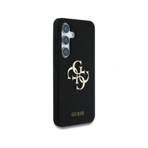 Hurtownia GSM - Guess Silicon Mare 4G Logo Fund Script Samsung Galaxy S25 negru - 3666339449360 - {ean13} - Hurt
