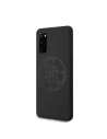 Hurtownia GSM - Etui Guess GUHCS62LS4GBK Samsung Galaxy S20 G980 black/czarny hard case Silicone 4G Tone On Tone - GUE487BLK - {ean13} - Hurt
