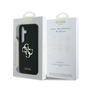 Hurtownia GSM - Guess Silicon Mare 4G Logo Fund Script Samsung Galaxy S25 negru - 3666339449360 - {ean13} - Hurt