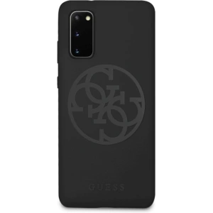 Hurtownia GSM - Etui Guess GUHCS62LS4GBK Samsung Galaxy S20 G980 black/czarny hard case Silicone 4G Tone On Tone - GUE487BLK - {ean13} - Hurt