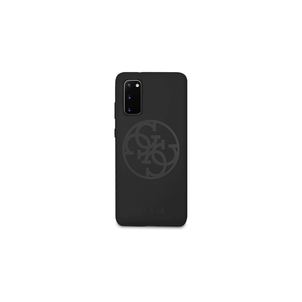 Hurtownia GSM - Etui Guess GUHCS62LS4GBK Samsung Galaxy S20 G980 černé/hard case silikonové 4G Tone On Tone - GUE487BLK - {ean13} - Hurt