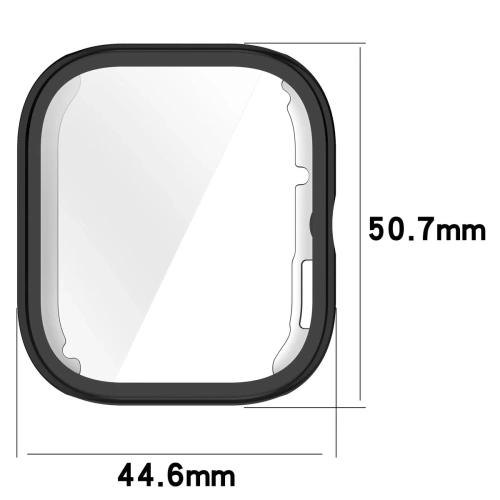 Etui z osłoną ekranu Bizon Case Watch Felipe do Xiaomi Redmi Watch 5 czarne