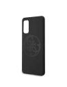 Hurtownia GSM - Etui Guess GUHCS62LS4GBK Samsung Galaxy S20 G980 black/czarny hard case Silicone 4G Tone On Tone - GUE487BLK - {ean13} - Hurt