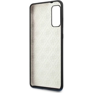 Hurtownia GSM - Etui Guess GUHCS62LS4GBK Samsung Galaxy S20 G980 black/czarny hard case Silicone 4G Tone On Tone - GUE487BLK - {ean13} - Hurt