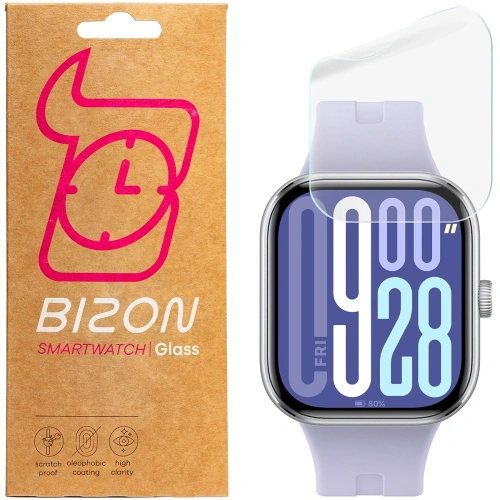 Folia hydrożelowa na ekran Bizon Glass Watch Hydrogel do Xiaomi Redmi Watch 5 [2 PACK]