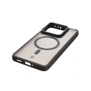 Hurtownia GSM - Etui s podstavcem a magnetickým kroužkem Bizon Case Eclipse pro Xiaomi 14T kouřové s černým rámečkem - BIZ8545 - {ean13} - Hurt