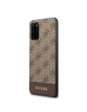 Hurtownia GSM - Etui Guess GUHCS67G4GLBR Samsung Galaxy S20+ Plus G985 brązowy/brown hard case 4G Stripe Collection - GUE488BR - {ean13} - Hurt