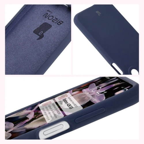 Silikonowe etui Bizon Soft Case do Samsung Galaxy A26 5G ciemnoniebieskie