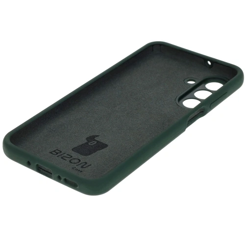 Silikonowe etui Bizon Soft Case do Samsung Galaxy A26 5G ciemnozielone