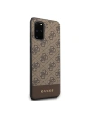 Hurtownia GSM - Etui Guess GUHCS67G4GLBR Samsung Galaxy S20+ Plus G985 hnědý/brown tvrdý obal 4G Stripe Collection - GUE488BR - {ean13} - Hurt