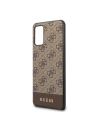 Hurtownia GSM - Etui Guess GUHCS67G4GLBR Samsung Galaxy S20+ Plus G985 hnědý/brown tvrdý obal 4G Stripe Collection - GUE488BR - {ean13} - Hurt