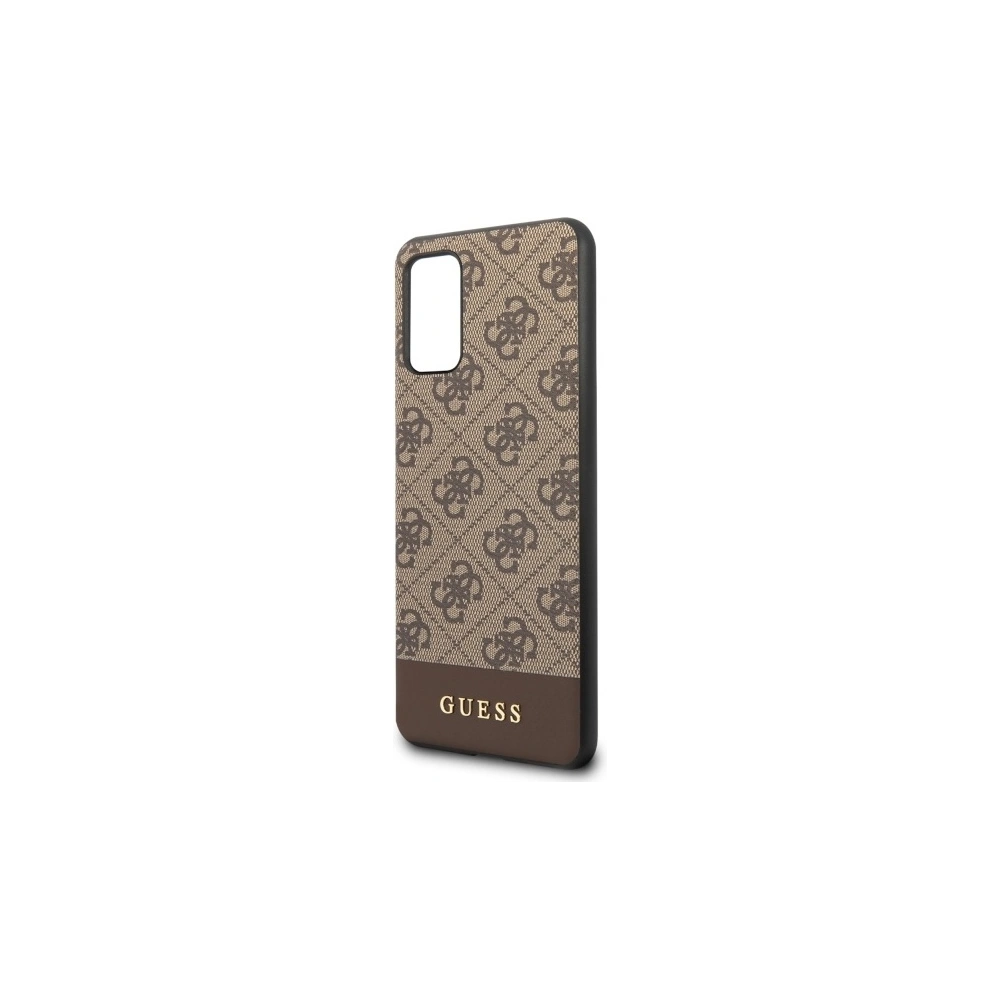 Hurtownia GSM - Etui Guess GUHCS67G4GLBR Samsung Galaxy S20+ Plus G985 hnědý/brown tvrdý obal 4G Stripe Collection - GUE488BR - {ean13} - Hurt