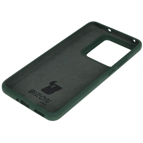 Silikonowe etui Bizon Soft Case do Realme GT 7 Pro ciemnozielone