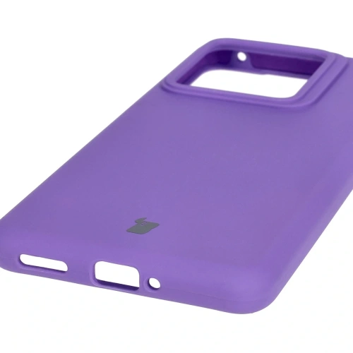 Silikonowe etui Bizon Soft Case do Realme GT 7 Pro fioletowe