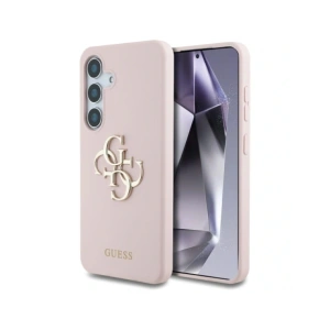 Hurtownia GSM - Guess Silicon Big 4G Logo Bottom Script Samsung Galaxy S25 roz - GUE4348 - {ean13} - Hurt