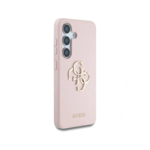 Hurtownia GSM - Guess Silicon Big 4G Logo Bottom Script Samsung Galaxy S25 roz - GUE4348 - {ean13} - Hurt