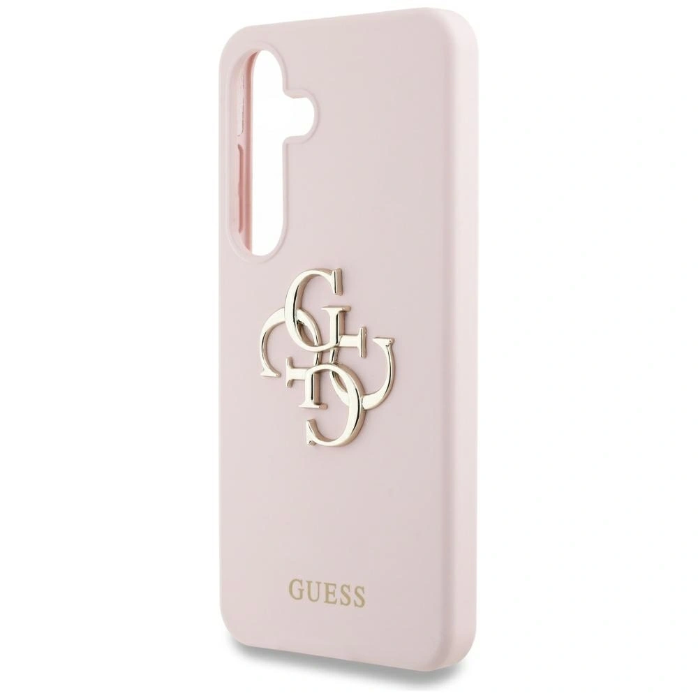 Hurtownia GSM - Guess Silicon Big 4G Logo Bottom Script Samsung Galaxy S25 roz - GUE4348 - {ean13} - Hurt