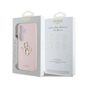 Hurtownia GSM - Guess Silicon Big 4G Logo Bottom Script Samsung Galaxy S25 roz - GUE4348 - {ean13} - Hurt