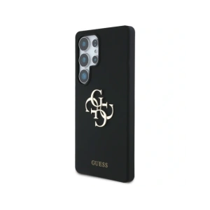 Etui Guess Silicone Big 4G Logo Bottom Script Samsung Galaxy S25 Ultra czarny