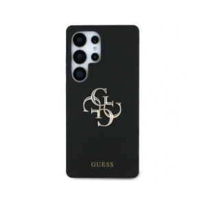 Etui Guess Silicone Big 4G Logo Bottom Script Samsung Galaxy S25 Ultra czarny