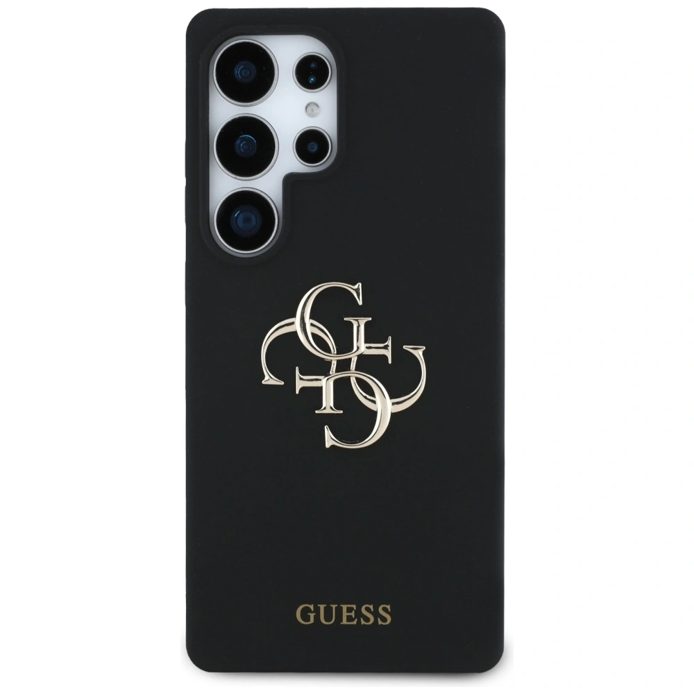 Hurtownia GSM - Etui Guess Silicone Big 4G Logo Bottom Script Samsung Galaxy S25 Ultra černé - GUE4349 - {ean13} - Hurt