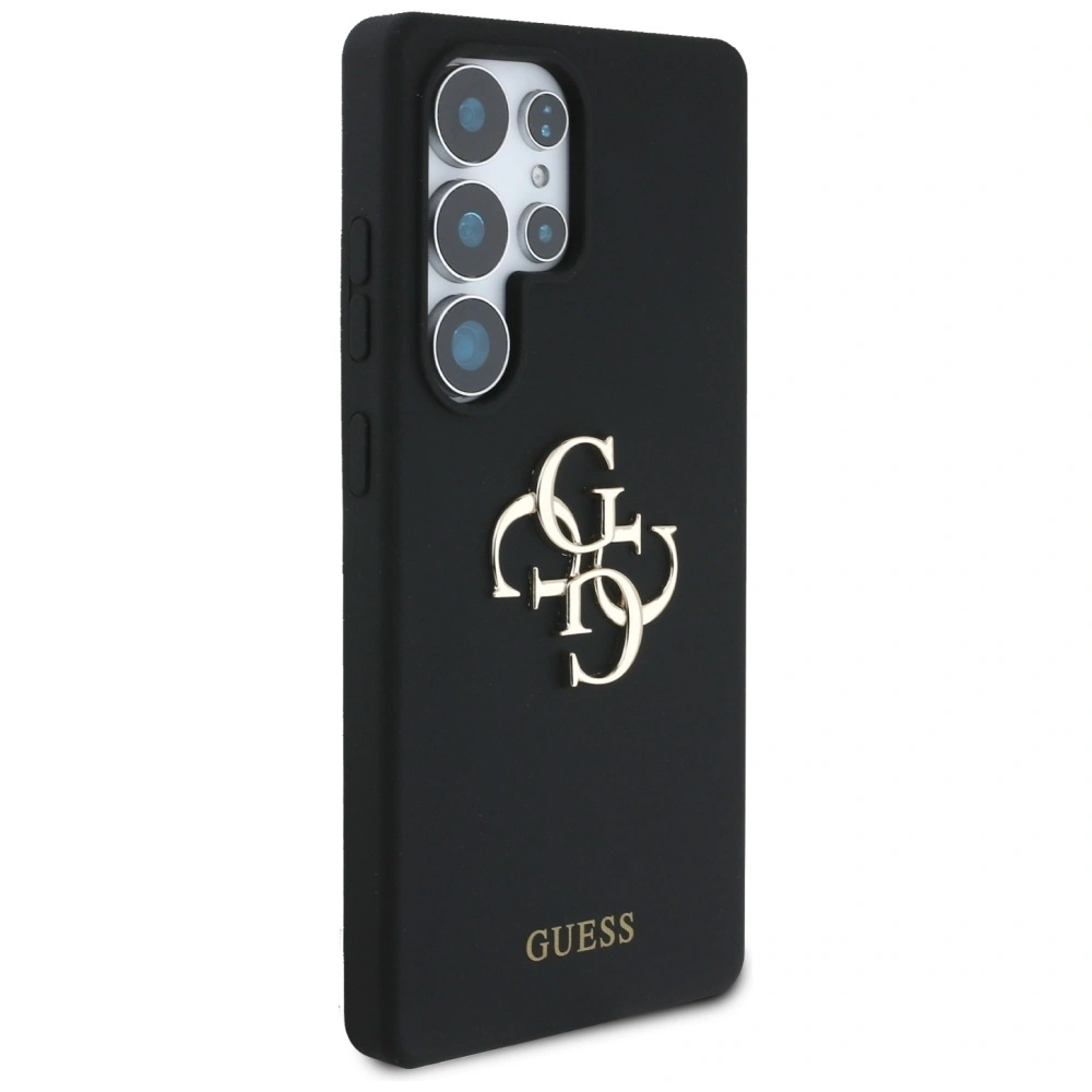 Hurtownia GSM - Etui Guess Silicone Big 4G Logo Bottom Script Samsung Galaxy S25 Ultra černé - GUE4349 - {ean13} - Hurt