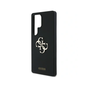 Etui Guess Silicone Big 4G Logo Bottom Script Samsung Galaxy S25 Ultra czarny
