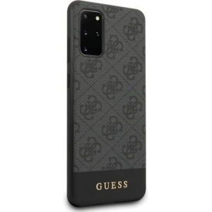 Hurtownia GSM - Etui Guess GUHCS67G4GLGR Samsung Galaxy S20+ Plus G985 szary/grey hard case 4G Stripe Collection - GUE489GRY - {ean13} - Hurt