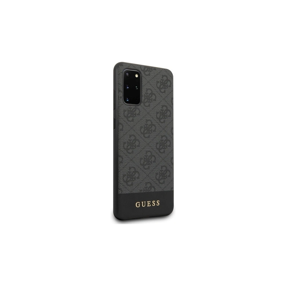 Hurtownia GSM - Etui Guess GUHCS67G4GLGR Samsung Galaxy S20+ Plus G985 šedé/grey hard case 4G Stripe Collection - GUE489GRY - {ean13} - Hurt