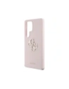 Hurtownia GSM - Etui Guess Silicone Big 4G Logo Bottom Script Samsung Galaxy S25 Ultra różowy - GUE4350 - {ean13} - Hurt