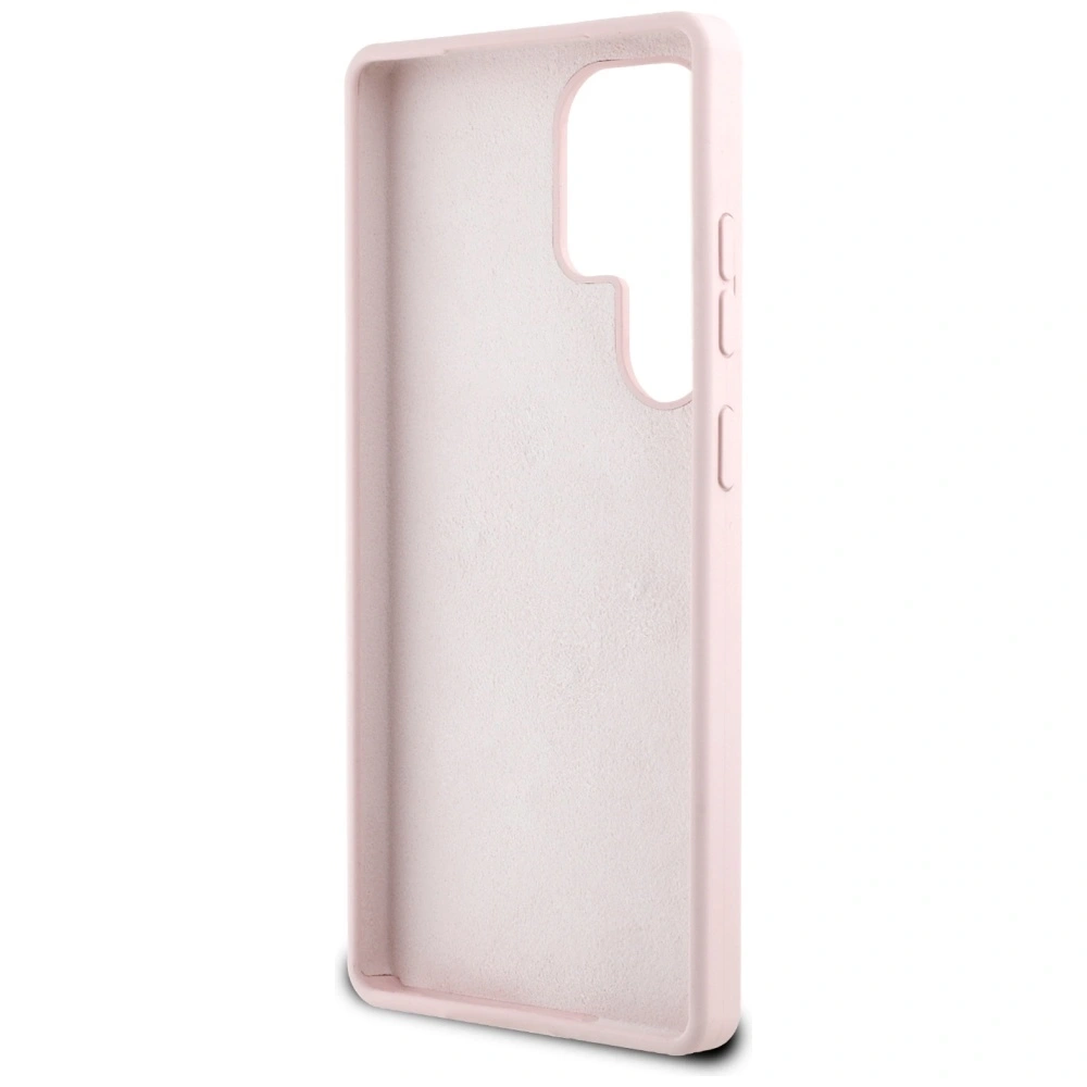 Hurtownia GSM - Etui Guess Silicone Big 4G Logo Bottom Script Samsung Galaxy S25 Ultra różowy - GUE4350 - {ean13} - Hurt