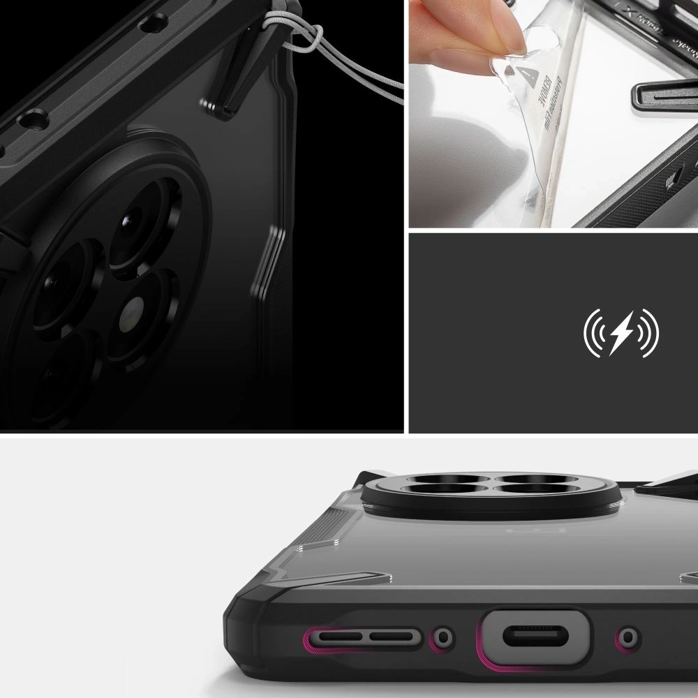 Hurtownia GSM - Ringke Fusion-X OnePlus 13R Fekete - RGK11756 - {ean13} - Hurt