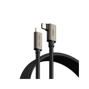 Hurtownia GSM - Ringke Cablu USB 3.2 Gen 2x2 USB-C cu unghi de 90 de grade PD 240W 100cm Negru - RGK11761 - {ean13} - Hurt