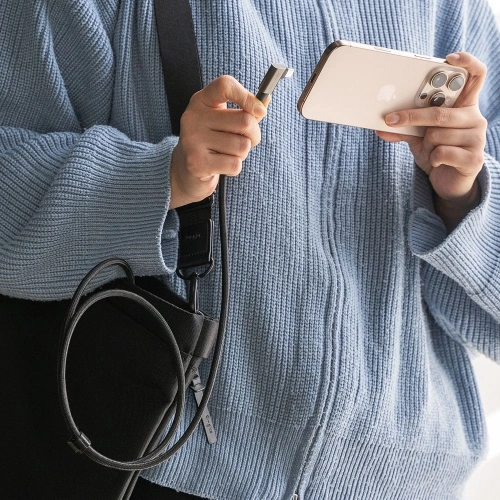 Kabel kątowy USB-C / USB-C Ringke USB 3.2 Gen 2x2 USB-C 90 Degree Cable PD 240W 200cm Black