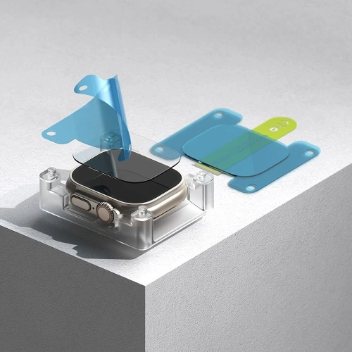 Szkło hartowane Ringke Easy Slide Apple Watch Ultra 1 / 2 / 3 49mm Clear