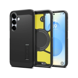 Wholesale Spigen Tough Armor MagSafe Samsung Galaxy S25+ Plus Black - SPN16665 - {ean13} - Hurt