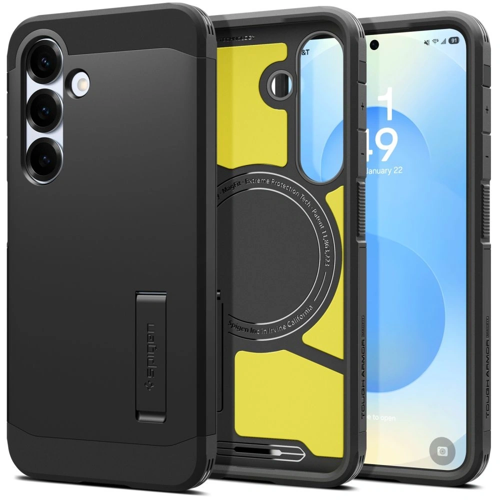 Hurtownia GSM - Spigen Tough Armor MagSafe Samsung Galaxy S25+ Plus Schwarz - SPN16665 - {ean13} - Hurt