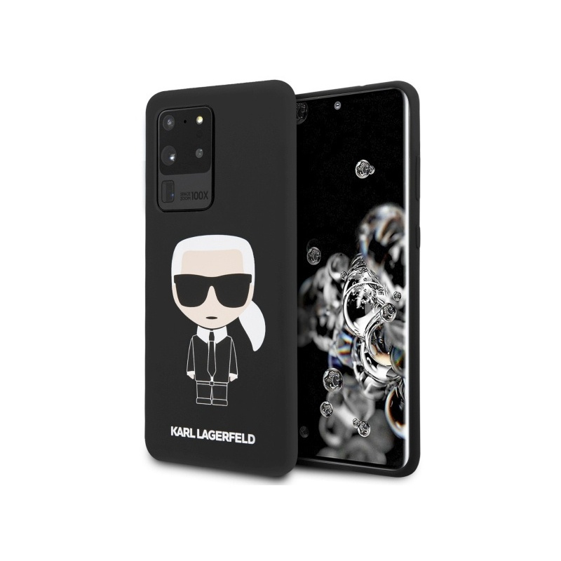 Hurtownia Karl Lagerfeld - 3700740473313 - KLD273BLK - Etui Karl Lagerfeld KLHCS69SLFKBK Samsung Galaxy S20 Ultra G988 hardcase czarny/black Silicone Iconic - B2B homescreen