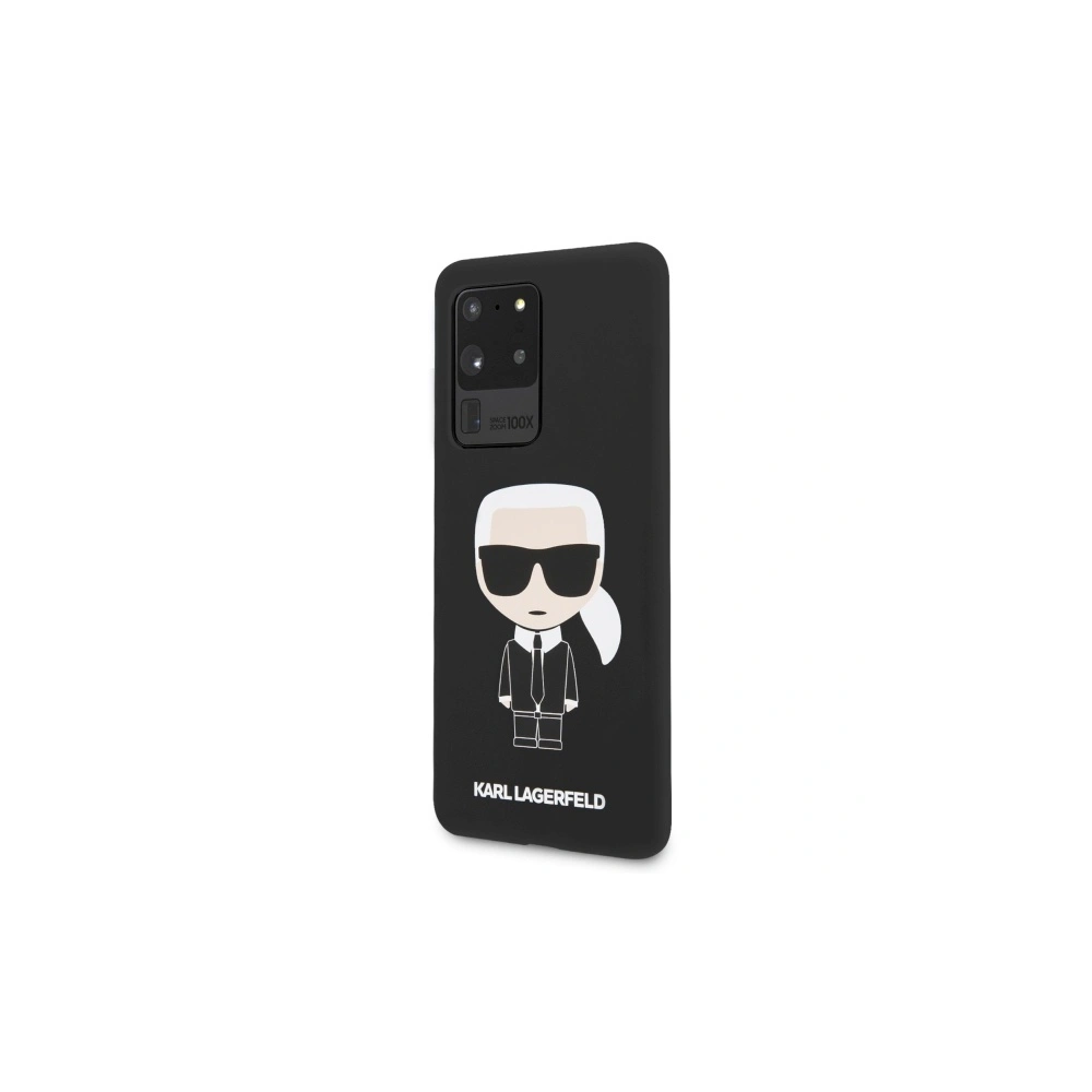 Hurtownia GSM - Etui Karl Lagerfeld KLHCS69SLFKBK Samsung Galaxy S20 Ultra G988 hardcase černý/black Silicone Iconic - KLD273BLK - {ean13} - Hurt