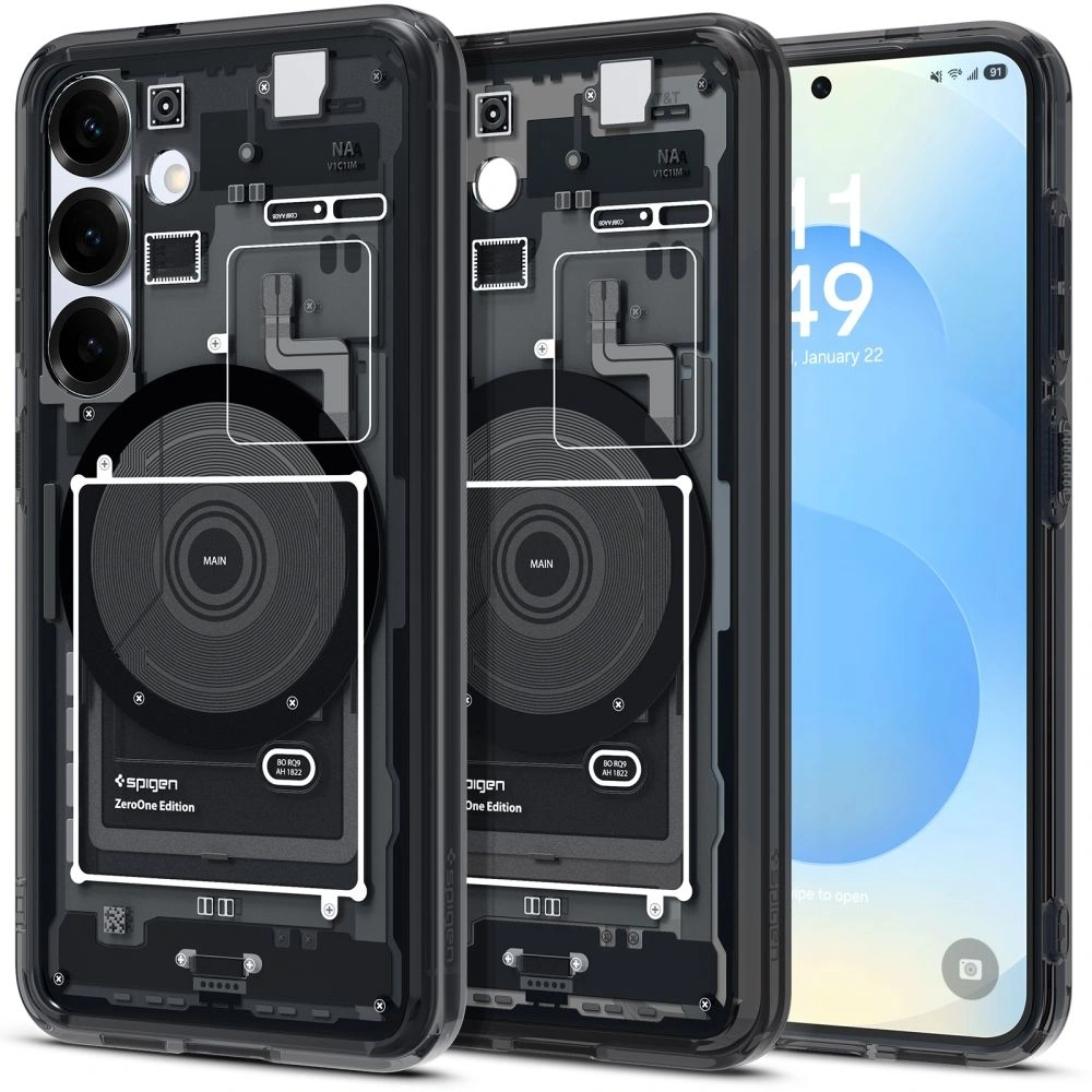 Hurtownia GSM - Spigen Ultra Hybrid Mag MagSafe Samsung Galaxy S25 Zero One Fekete - SPN16668 - {ean13} - Hurt