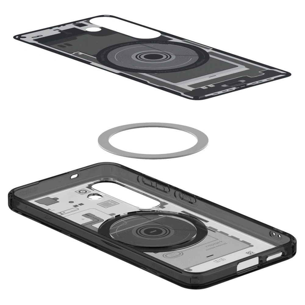 Hurtownia GSM - Etui Spigen Ultra Hybrid Mag MagSafe Samsung Galaxy S25 Zero One Black - SPN16668 - {ean13} - Hurt