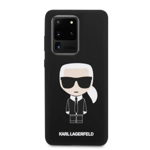 Hurtownia GSM - Etui Karl Lagerfeld KLHCS69SLFKBK Samsung Galaxy S20 Ultra G988 Hardcase schwarz/black Silicone Iconic - KLD273BLK - {ean13} - Hurt