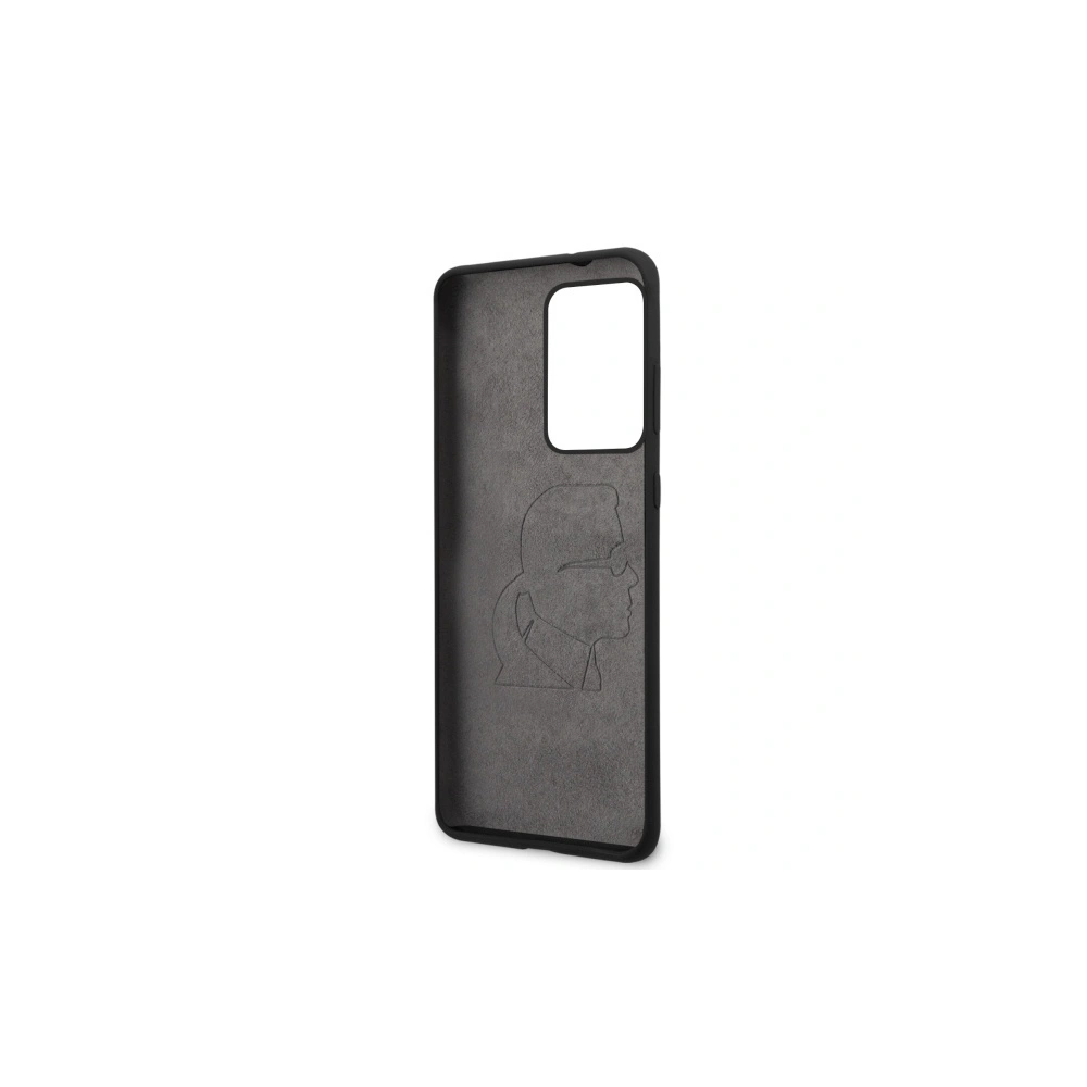 Hurtownia GSM - Etui Karl Lagerfeld KLHCS69SLFKBK Samsung Galaxy S20 Ultra G988 hardcase černý/black Silicone Iconic - KLD273BLK - {ean13} - Hurt
