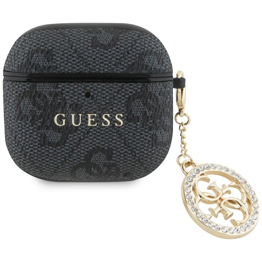 Wholesale Guess 4G Strass Charm Apple AirPods 4 black - GUE4353 - {ean13} - Hurt