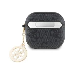 Hurtownia GSM - Etui Guess 4G Strass Charm do Apple AirPods 4 czarny - GUE4353 - {ean13} - Hurt