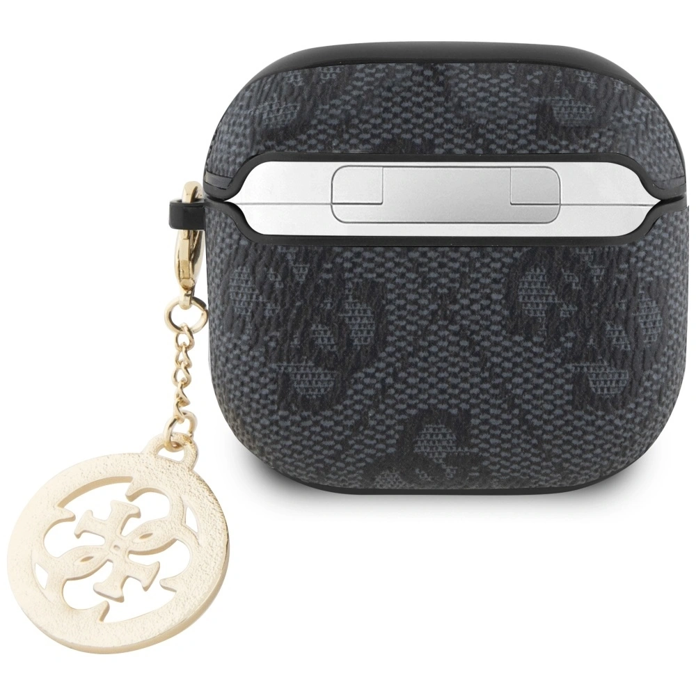 Wholesale Guess 4G Strass Charm Apple AirPods 4 black - GUE4353 - {ean13} - Hurt