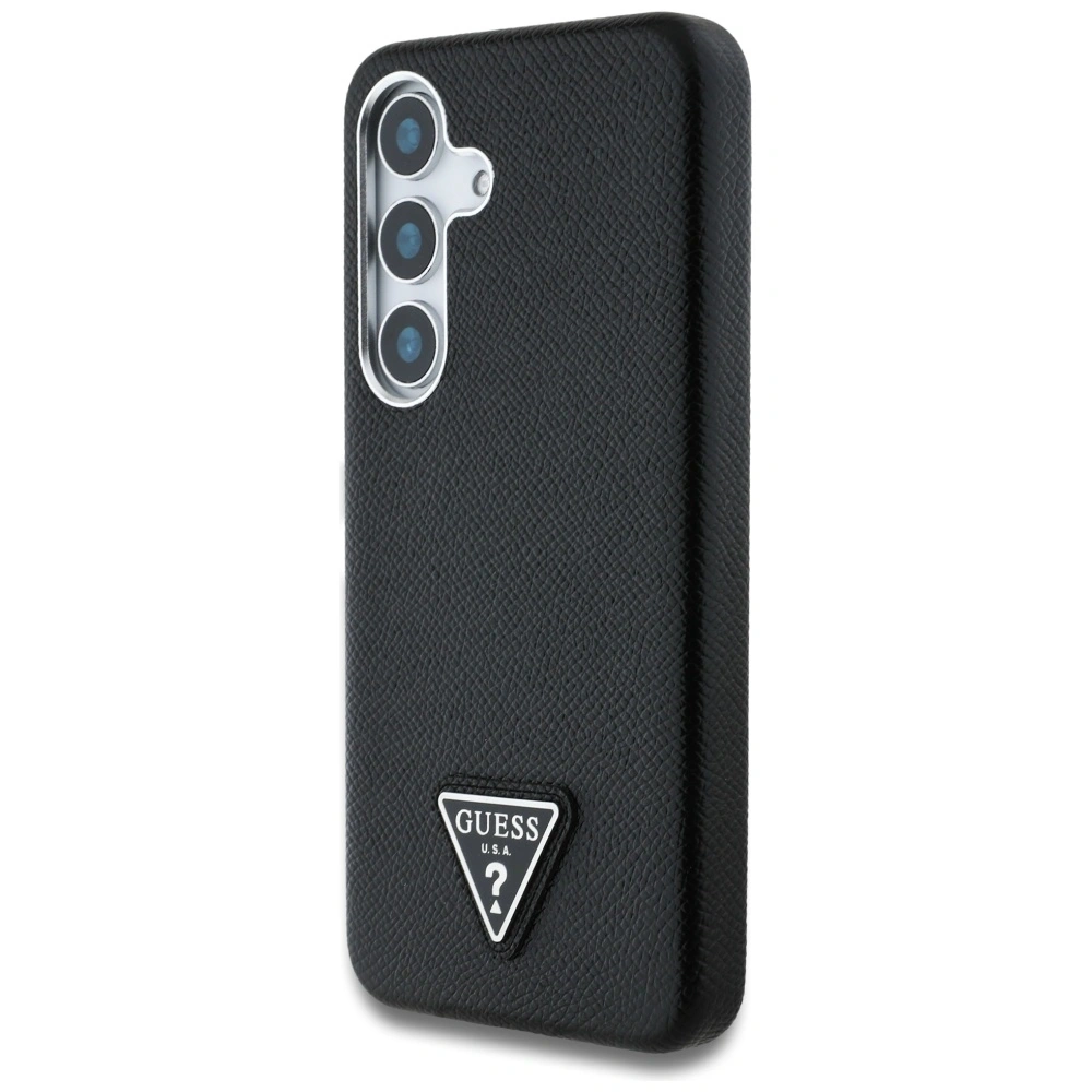 Guess Geäuftes Dreieck-Logo MagSafe Samsung Galaxy S25 schwarz